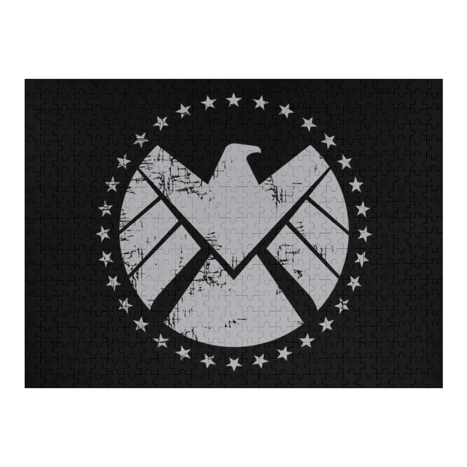 

Shield agent training - vintage effect Jigsaw Puzzle Photo Personalized Gifts Wooden Name Scale Motors Toddler Toys Puzzle