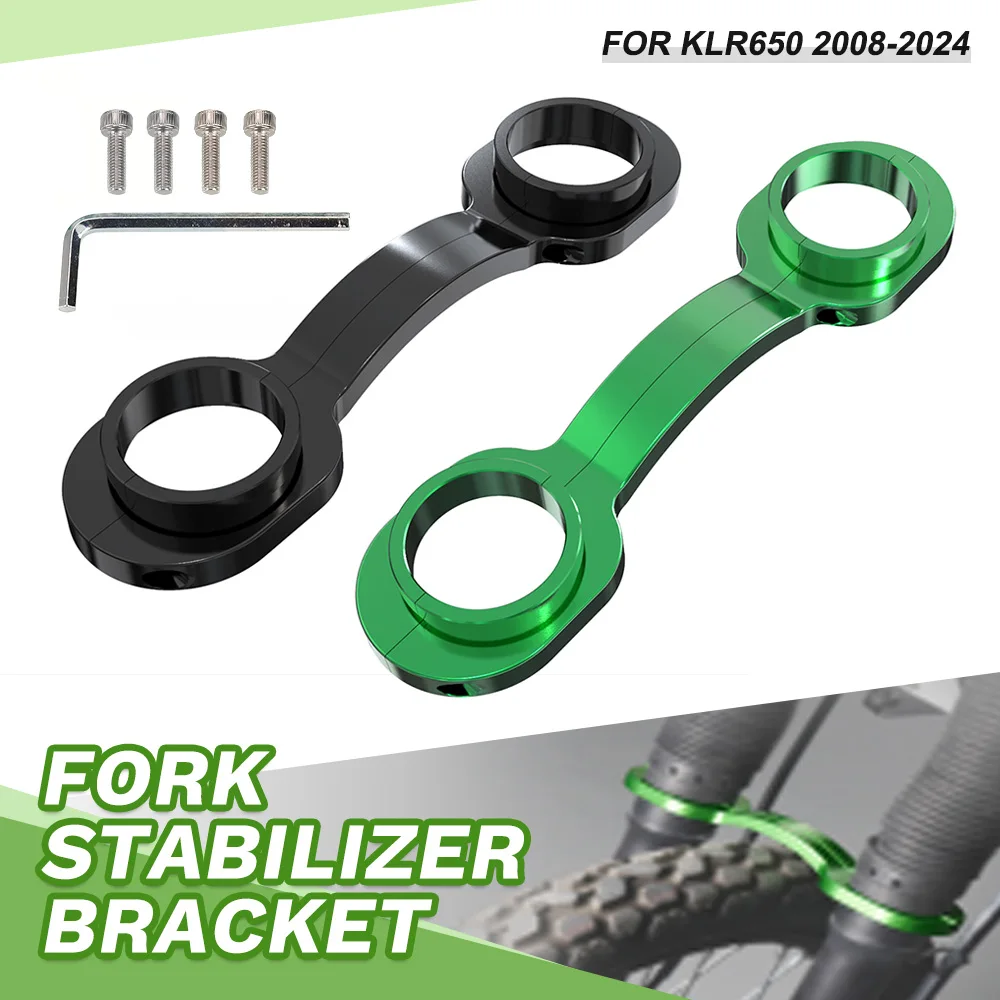 

Front Fork Stabilizer Fork Vibration Eliminator Fork Brace For Kawasaki KLR650 KLR 650 2008-2017 2018 2019 2021 2022 2023 2024