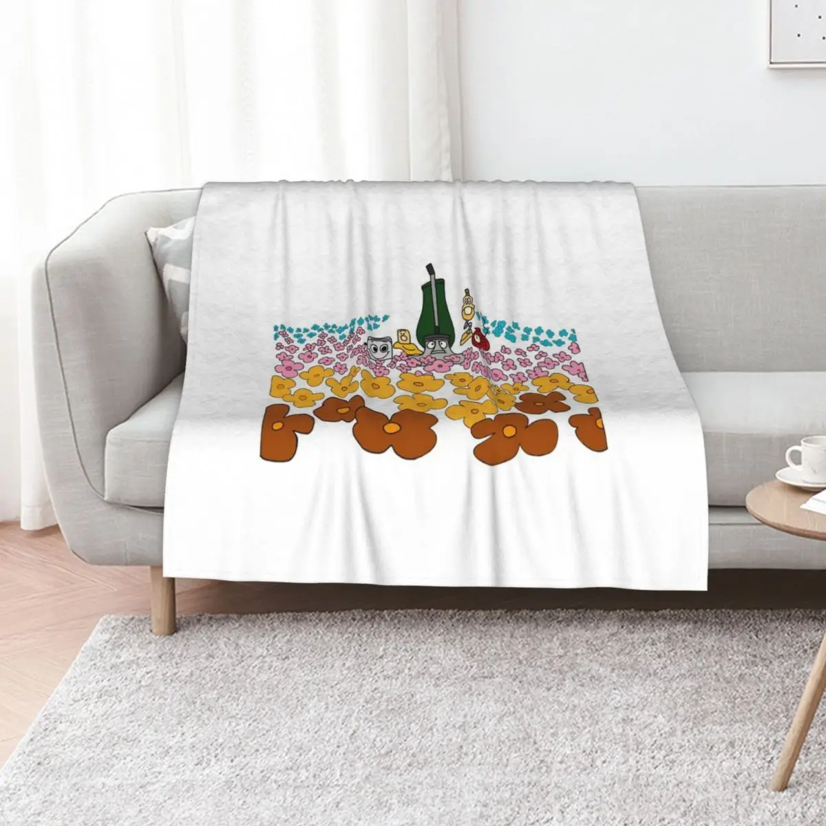 The Brave Little Toaster - Flower Field Throw Blanket Hairy Luxury Furry warm for winter Plaid on the sofa Tourist Blankets