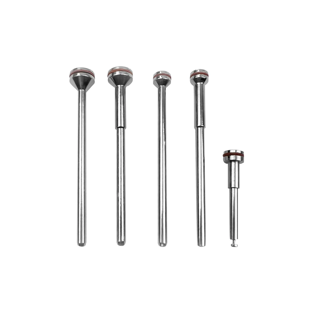 Laboratório Dental Polimento Shank Mandrel Burs, Ferramenta rotativa para Polisher Machine Cutting, Segurando Agulha, eixo polido, 5Pcs