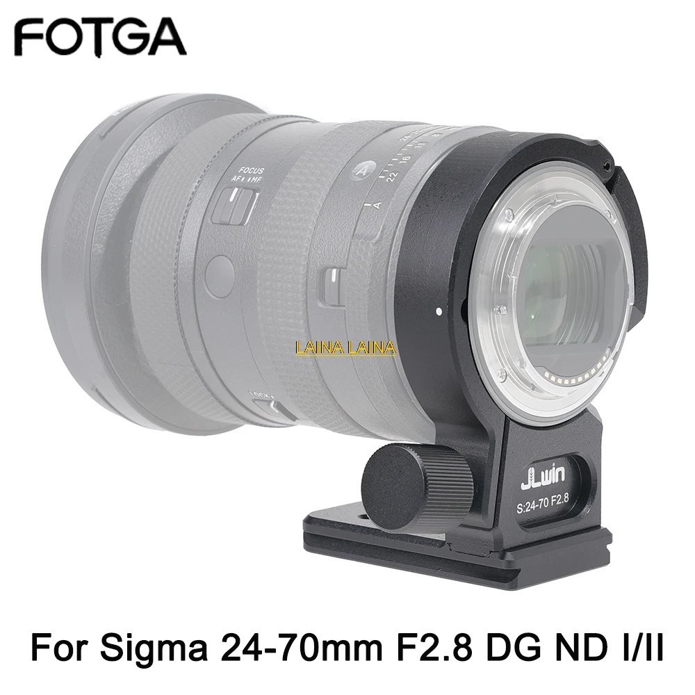 

FOTGA Tripod Mount Ring For Sigma 24-70mm F2.8 DG ND I/II For Sony E-port Lens Tripod Mount Ring Adapter Release Photography