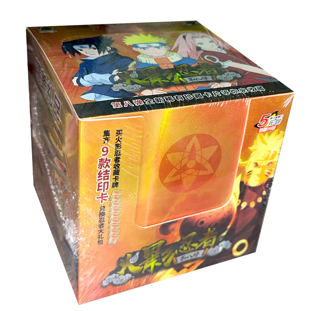 

New Little Dinosaur Naruto Collection Card Original Anime Figure Rare Collection Cards SSP SSR Flash Card Children's Toy Gifts