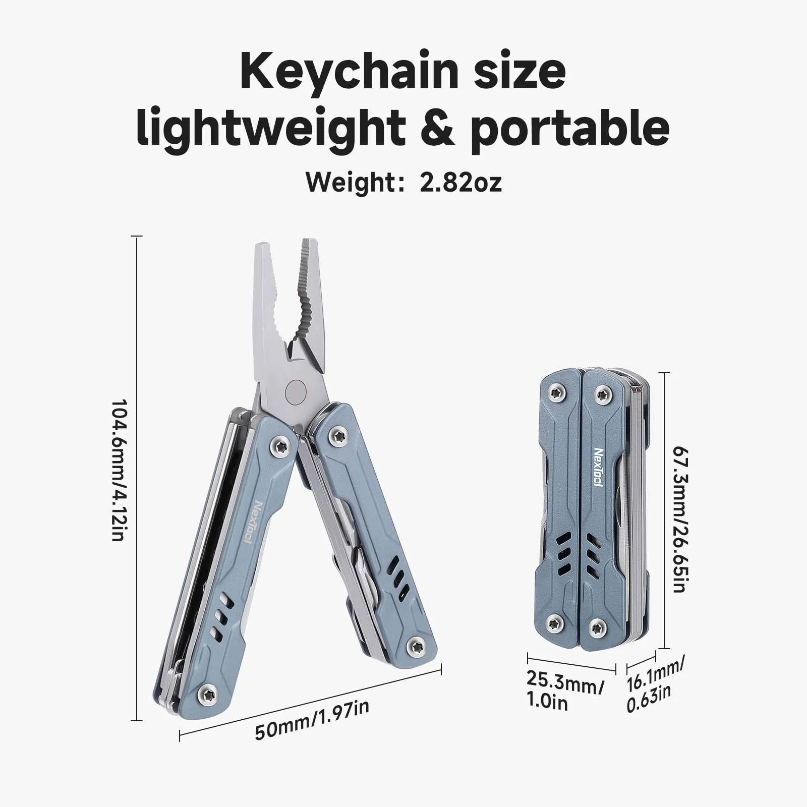 NexTool S11 كماشة بحار صغيرة 12 في 1 متعددة المهام ذو طيات سكين للطي جيب مفك مقص المحمولة EDC أدوات يدوية في الهواء الطلق