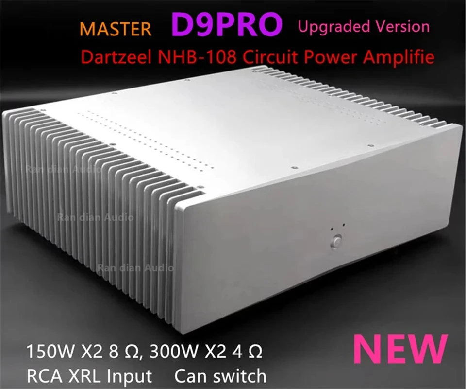 

High-end MASTER D9PRO 150W*2 Clone Dartzeel NHB-108 Power Amplifier Natural Sound Low Distortion High Power HIFI Audio Amplifier