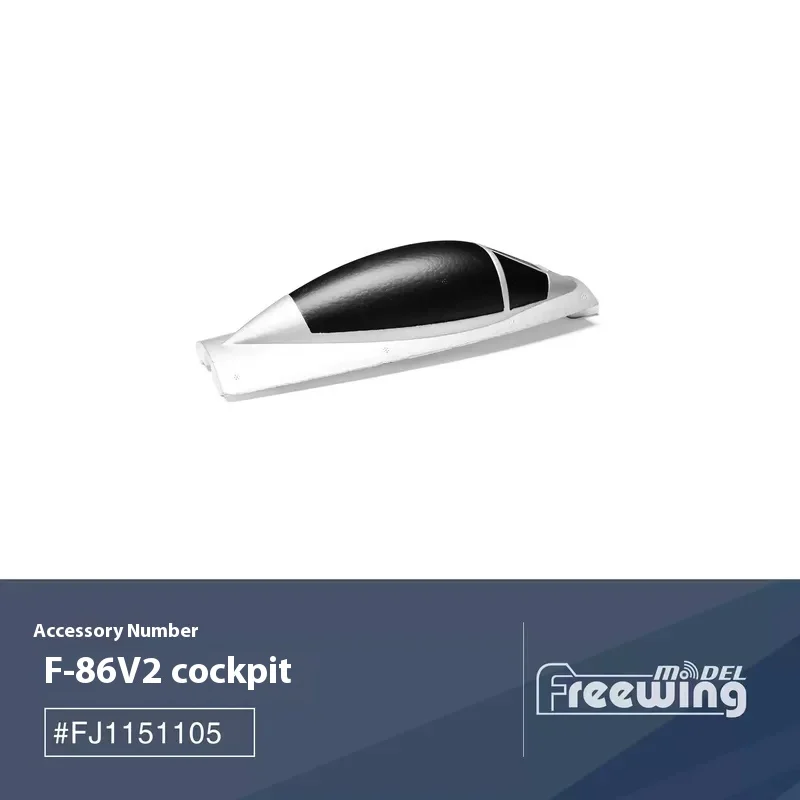 Freewing 64 มม.F-86 V2 อุปกรณ์เสริม Body หลักปีกแบนหางแนวตั้ง Landing Gear ห้องนักบินสกรูพวงมาลัย