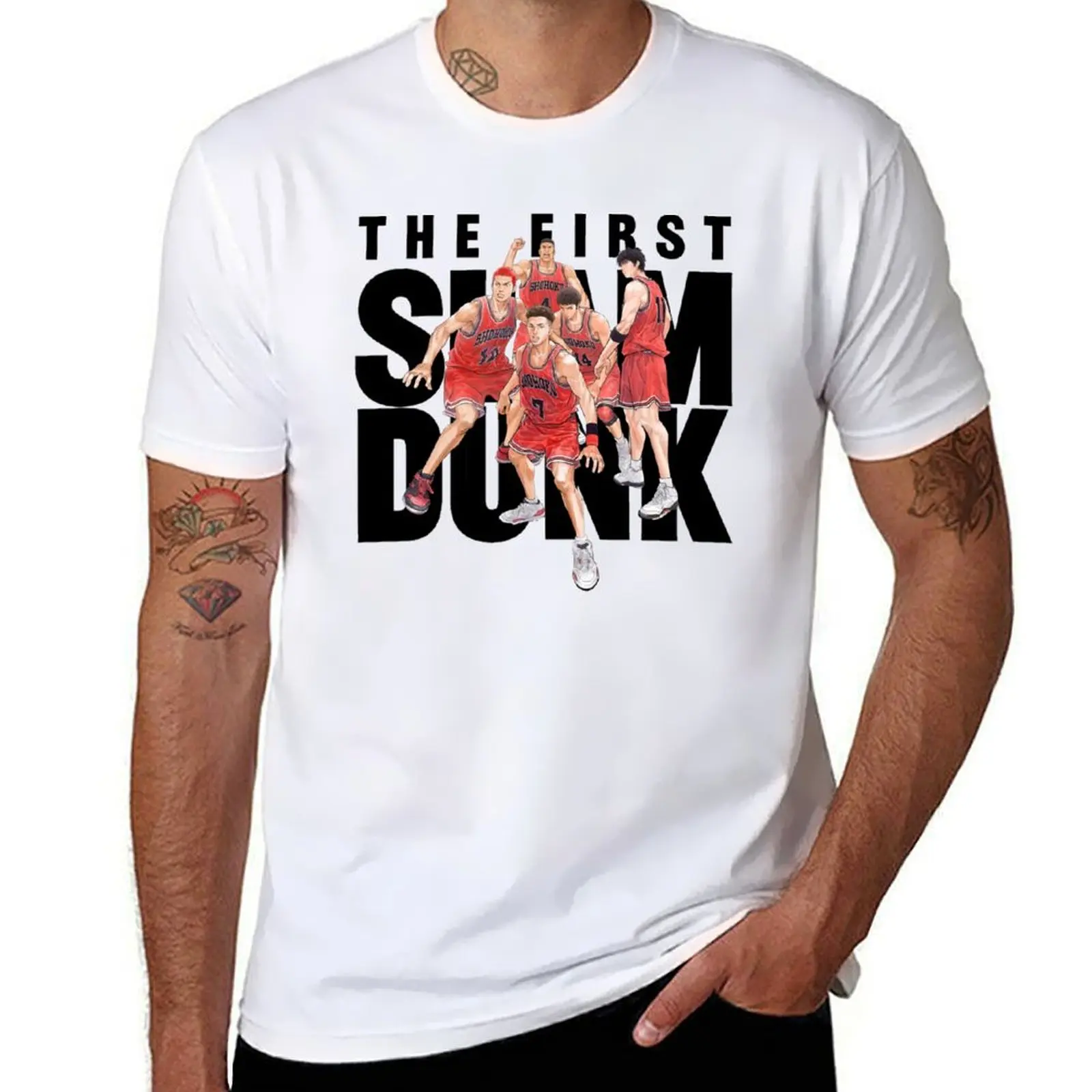 

The first slam dunk T-Shirt t shirts for man graphic tees cotton t shirts high quality T-Shirt