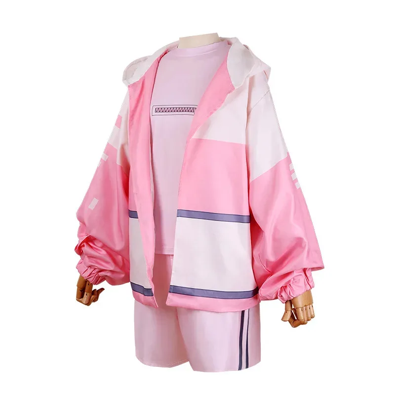 Li Tianxi Link Click Cosplay Anime Arrogant Girl Costume Pink Uniform Wig Party Activity Role Play Outfit For Women