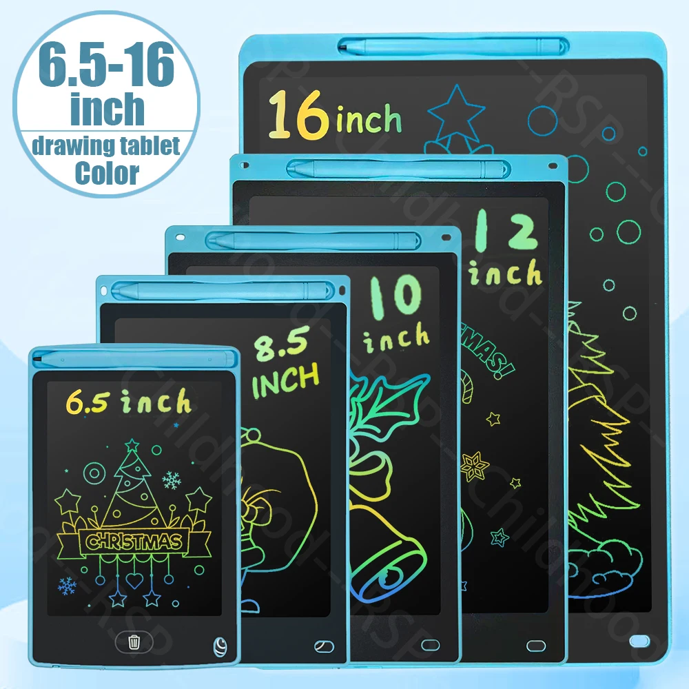 6,5/8,5/10/12/16-Zoll LCD-Zeichentablett, Handschriftblock, elektronische Schreibtafel, Kinder Weihnachts-/Geburtstagsgeschenke/Lernspielzeug