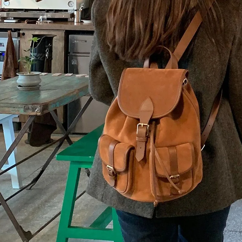 fashionable-original-women's-bag-2026-new-high-end-worn-double-shoulder-bag-female-suede-lazy-style-outing-backpack