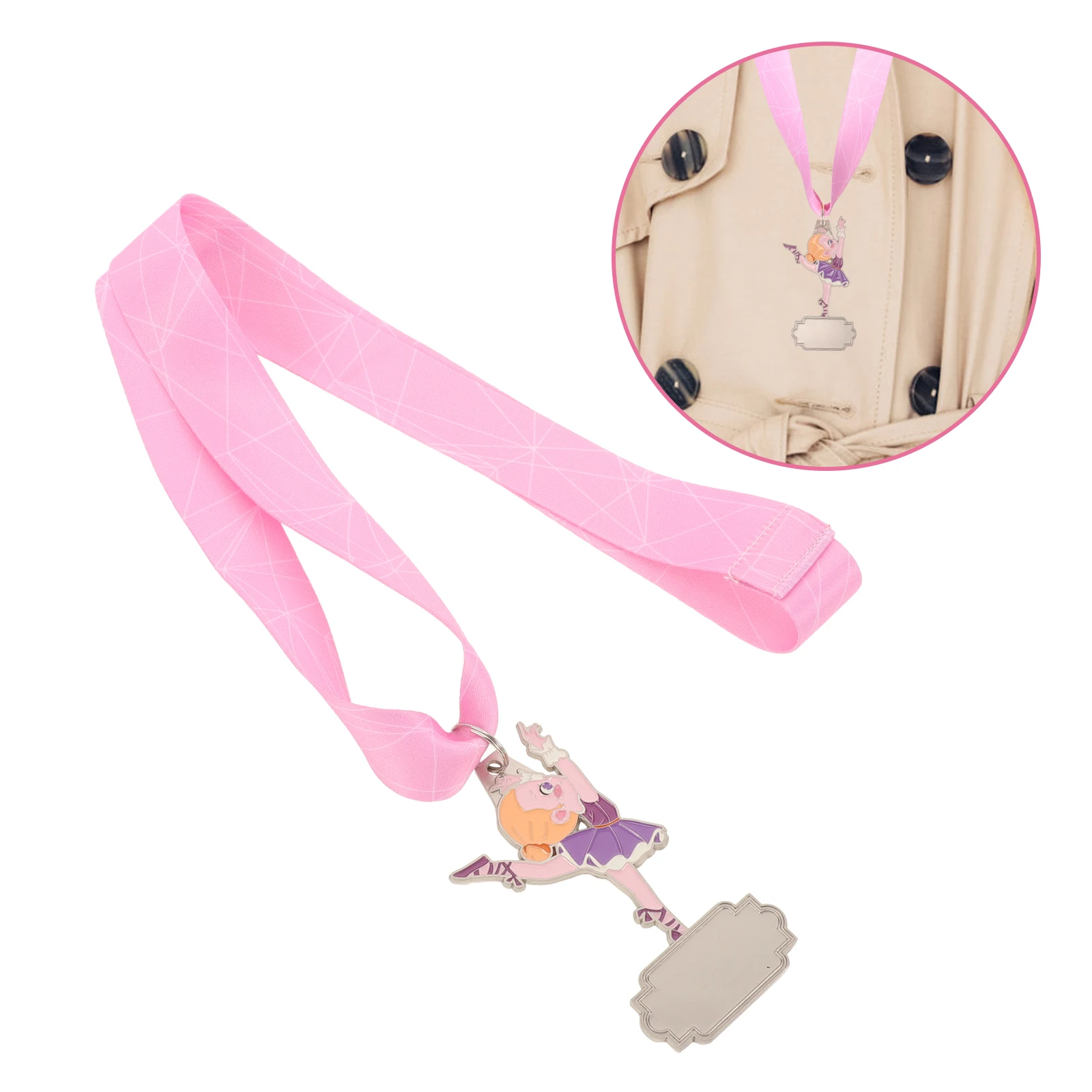 

Ballet Medals with Ribbon Gold Party Favors Dance Award Zinc Alloy Bronze Child