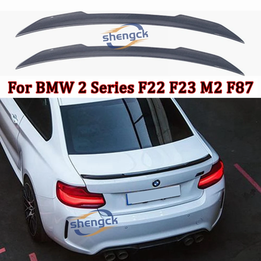 

For BMW 2 Series F22 Coupe/F23 Convertible/M2 F87 CS Style Carbon fiber Rear Spoiler Trunk wing 2014-2020 Forged carbon