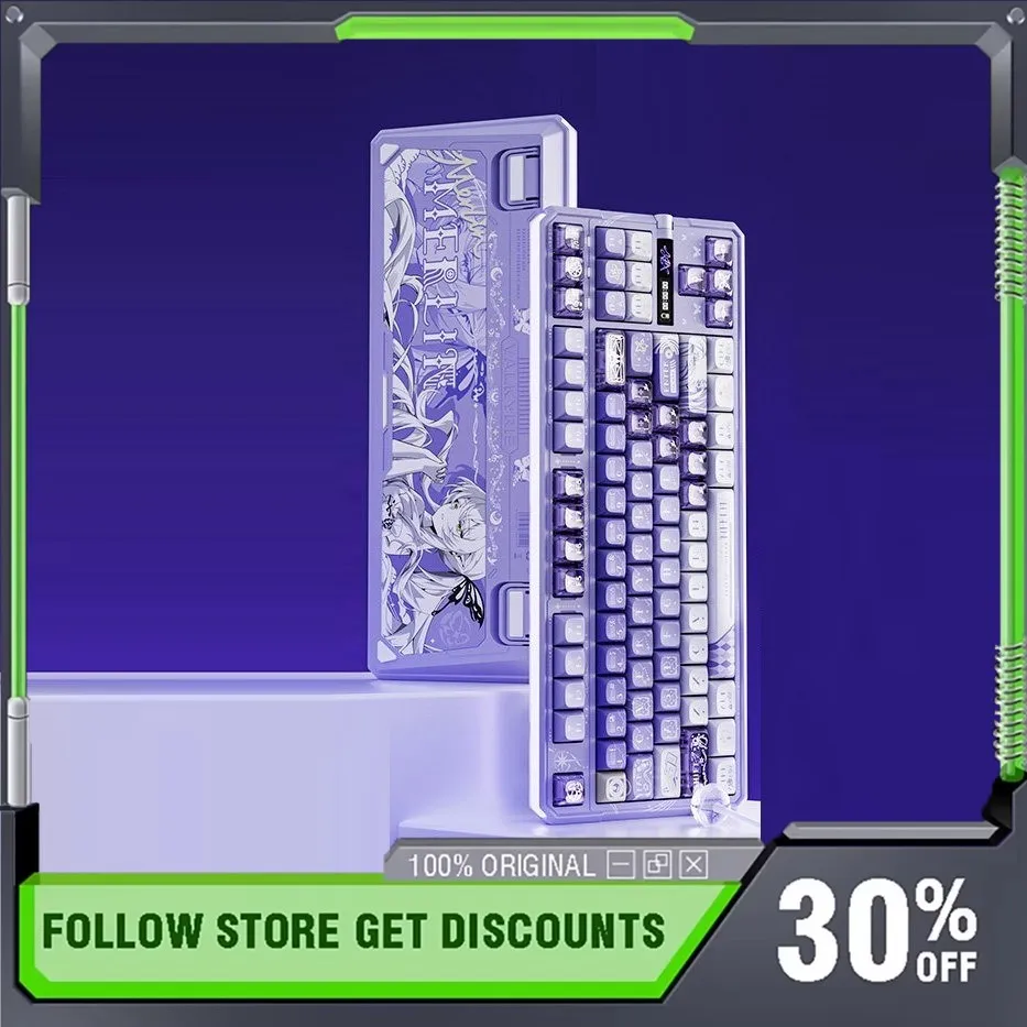 VALKYRIE VK87 V2 Wireless Mechanical Keyboard Starry Black Edition 8000Hz Ultra Low Latency Full Hot-Swappable Mount RGB Backlit