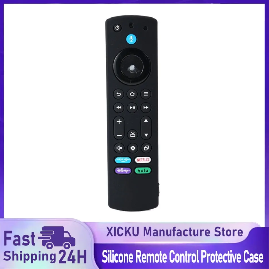 Silicone Remote Case for 2023 Fire TV Stick 4K Max 2nd/Fire TV Omni Series/Fire TV 4-Series Remote Toshiba/Insignia Remote Cover