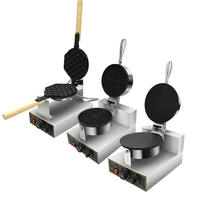 

Commercial Non Stick Egg Bubble Waffle Maker /electric Waffle Pancake Maker /Ice Cream Waffle Cone Maker Machine