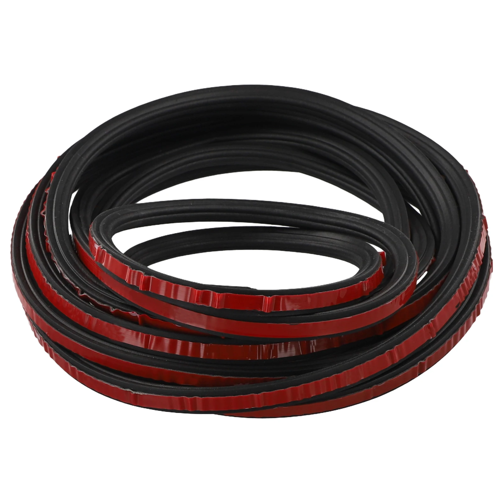 3 Layer Car Door Seal Strips 5M Auto Rubber Sealant D Type Strip Sound Insulation Weatherstrip Accessories