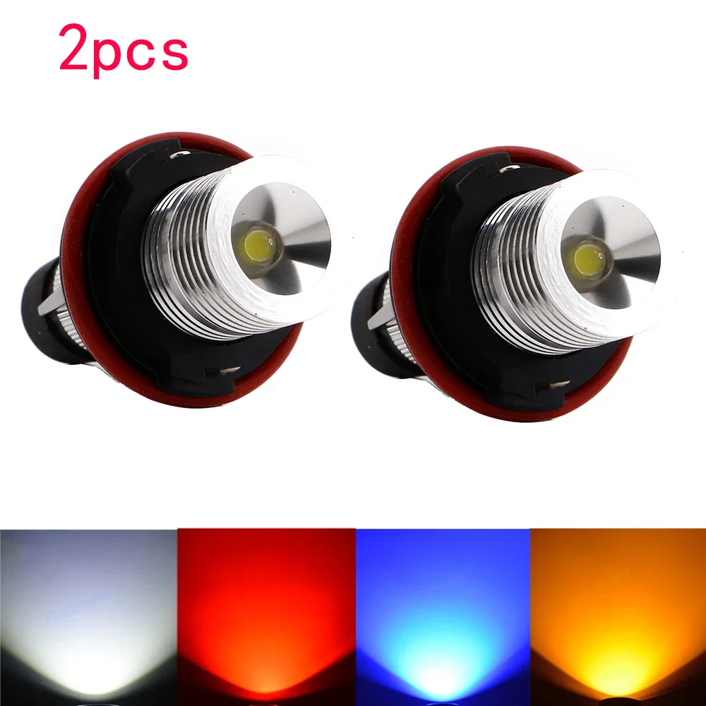 

2X LED Car Angel Eyes Light DRL Day Running Lamps for BMW E39 E53 E60 E61 E63 E64 E65 E66 E87 525i 530i xi 545i M5 Serie 1 5 6 7