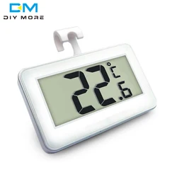 diymore Electronic Thermometer Household Digital Temperature Meter Refrigerator Wall Hanging Thermometer Freezer Frost Alarm