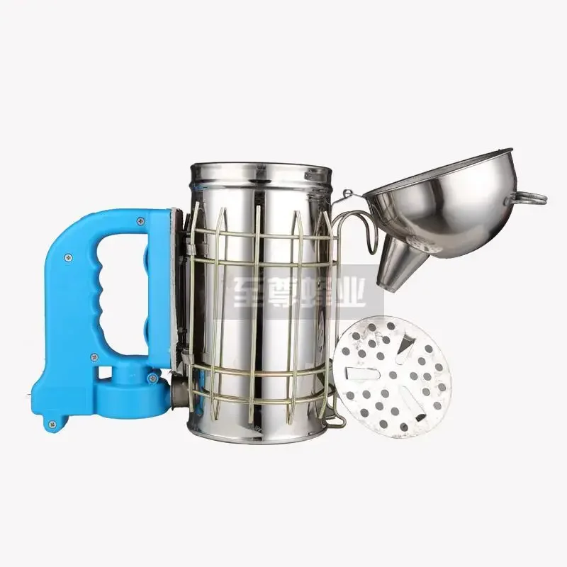 

Smoke for Beekeeping Stainless Steel Beekeeping Electric Round Mouthed Smoke Sprayer, Smoke Smoker, Bee Repellent Tool