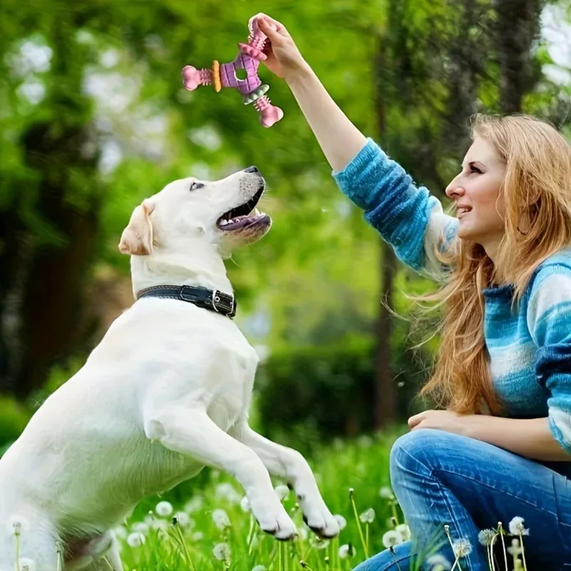 

Durable Tug Rope Dog Toy for Medium Large Dogs Interactive Chew Toy for Aggressive Chewers Puppies