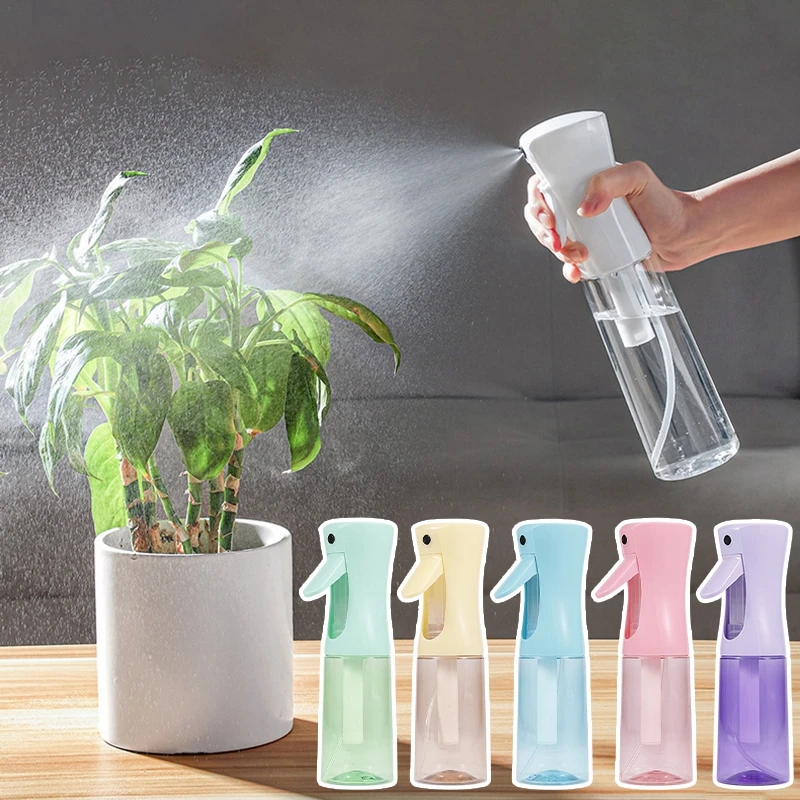 High Pressure Oil Spray Bottles Hairdressing Spray Bottle Plant Water Refillable Continuous Mist Sprayer Plastic Containers