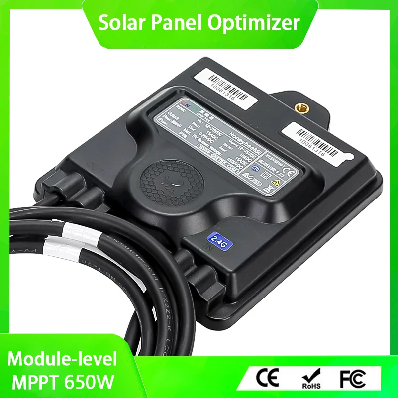 650/800/1600W PV Power Optimizer MPPT 12V-75V Input Ip68 Real-time Solar Panel Monitoring Voltage-Limiting Anti-Hotspot