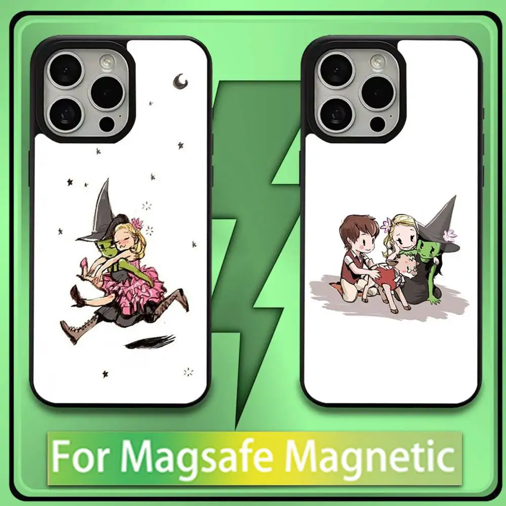 

wicked musical Phone Case For iPhone 16,15,14,13,12,11,Plus,Pro,Max,Mini Soft Magesafe Magnetic Wireless Charge