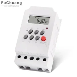 Digital Timer Switch KG316T-II 12V 24V 110V 220V 7 Days Programmable 24hrs Time Relay Output Load High Power 30A