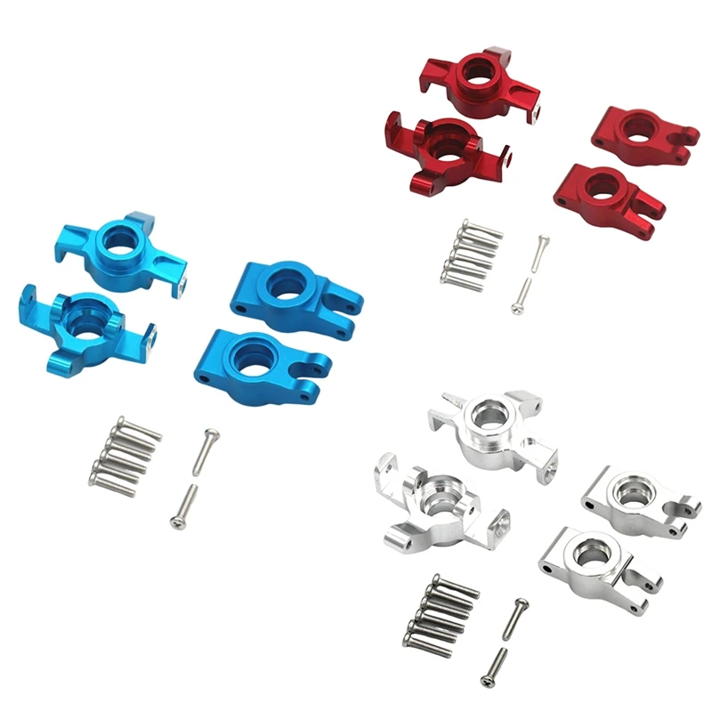 แขนพวงมาลัยชุดสําหรับ MJX 1/14 14301 14302 RC รถโลหะอะไหล่อัพเกรดชุดพวงมาลัยเงินทนทานใช้งานง่าย