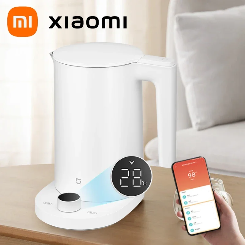 XIAOMI MIJIA NOWY Inteligentny czajnik 2 Pro Czajniki elektryczne Urządzenia kuchenne Wyświetlacz LED 24H Inteligentny samowar stałej temperatury