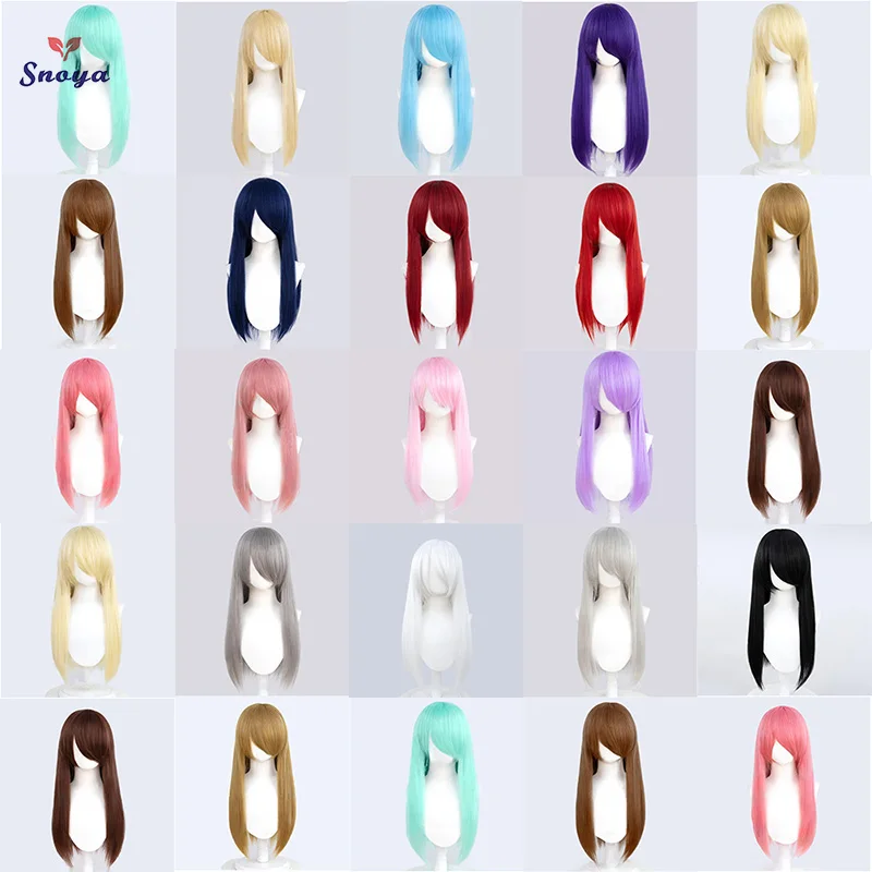 

Snoya YK Синтетические волосы Высокое качество Пушистая кукурузная завивка Парик для косплея Легко стиляется Подходит для вечеринок Игры Аниме Ролевые игры