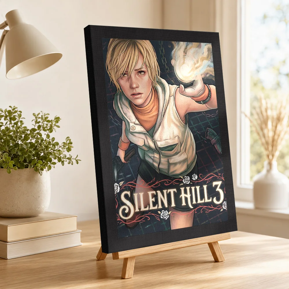 Silent Hill 3 Heather Mason Artwork Canvas Poster Personalized Photo Gaming Anime Wall Paintings Decoration for Game Room Dorm view 4