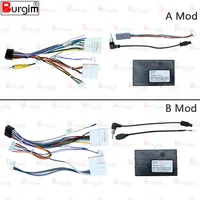 16PIN Android Radio Harness Wire For Opel Vivaro B Fiat Talento 296 Mitsubishi Express X82 Nissan NV300 Power Cable Canbus Box
