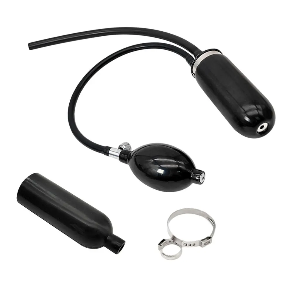 Intake Adapter 12V Vehicle Eevaporator Exhaust System Leak Detector Smoke Tester Inflatable Leak-Plug Pipes Leakage Checking
