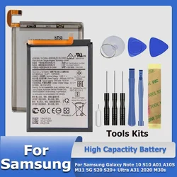 Xdou-バッテリー,Samsung Galaxy Note 10 nortex s10 a01 a10s m11 5g s20 s20 ultra a31 j1 j6エディションm30s sm-m3070 sm-a2070ツール用