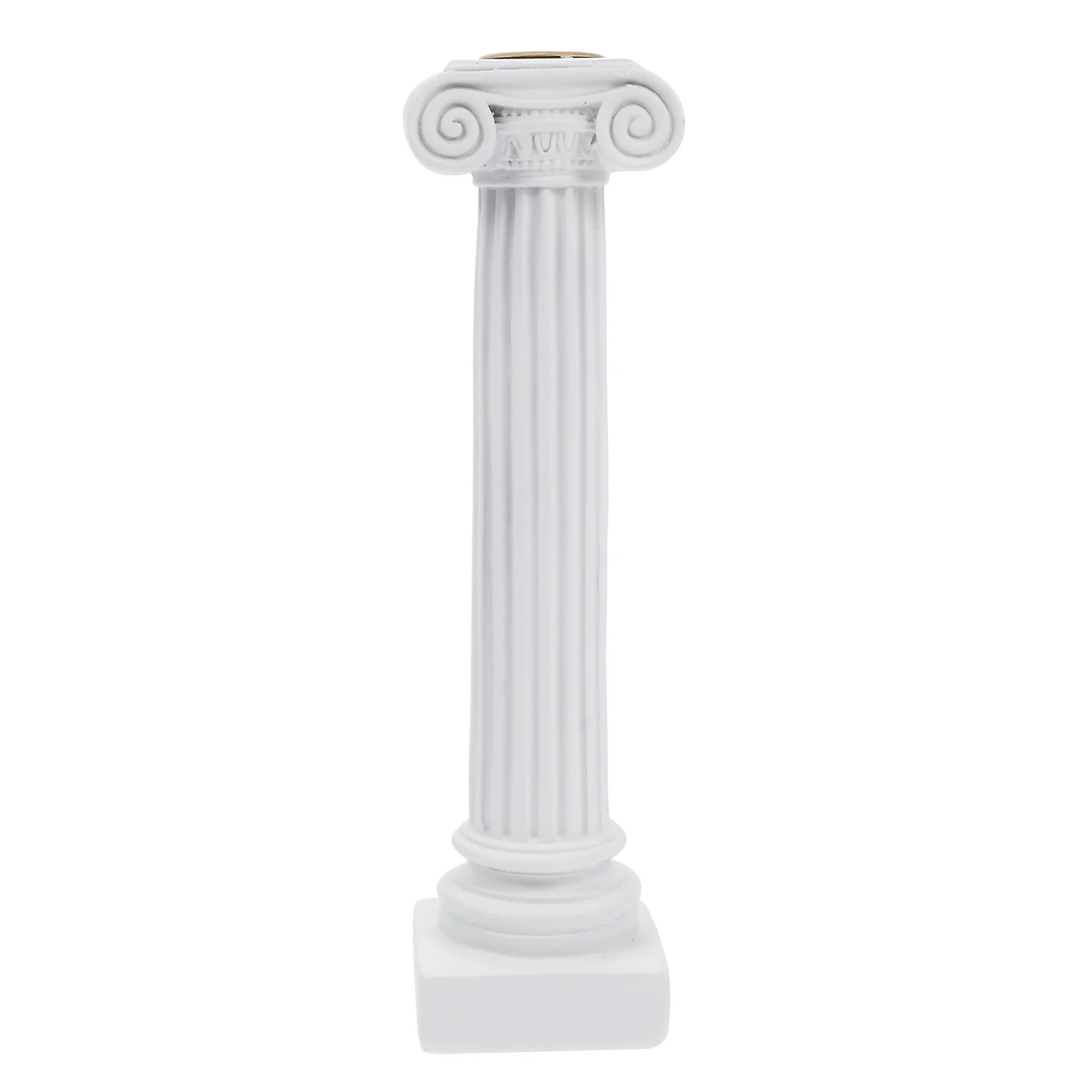 

1Pcs Classic Roman Column Resin Candleholder Decorative Stylish Candlelight Dinner Ornament Wedding Banquet Home Decor