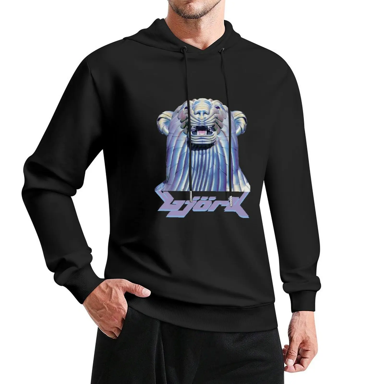 

Bjork Hunter Bear Pullover Hoodie men's autumn clothes autumn anime clothing mens hoodies