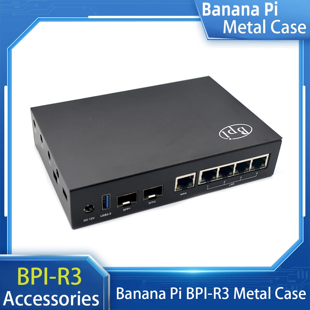Banana Pi Bpi-r3 Metal Case For Banana Pi Single Board Accessories