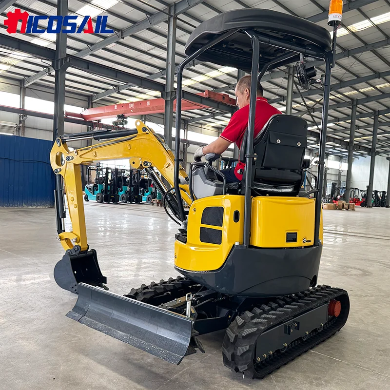 

Free Shipping Mini Excavator 1.8 Ton Capacity CE EPA Euro 5 New Condition Crawler Digger for Farm Use Chinese Product