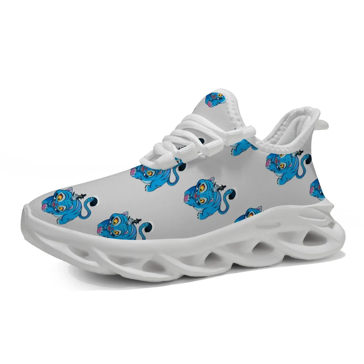 

Blue Cartoon Tiger Casual Sports Shoes Kids Outdoor Sports Sneakers Comfortable Trendy Children Running Shoes for Men Women