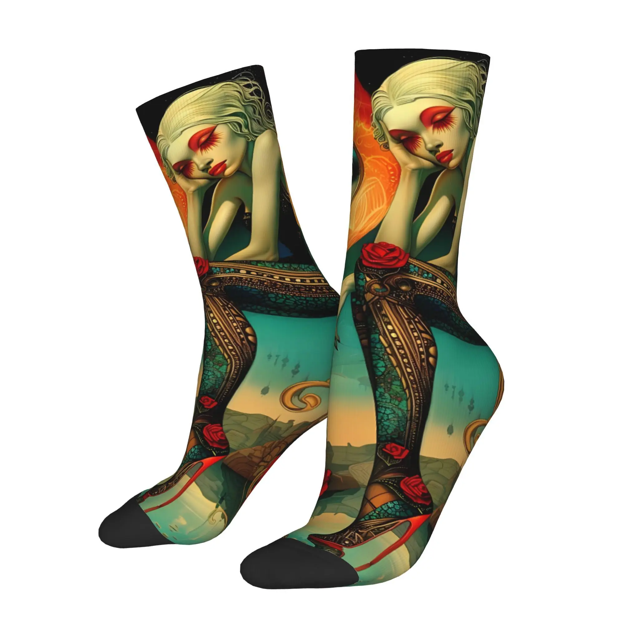 

Мужские носки с принтом Weird Graffiti из полиэстера