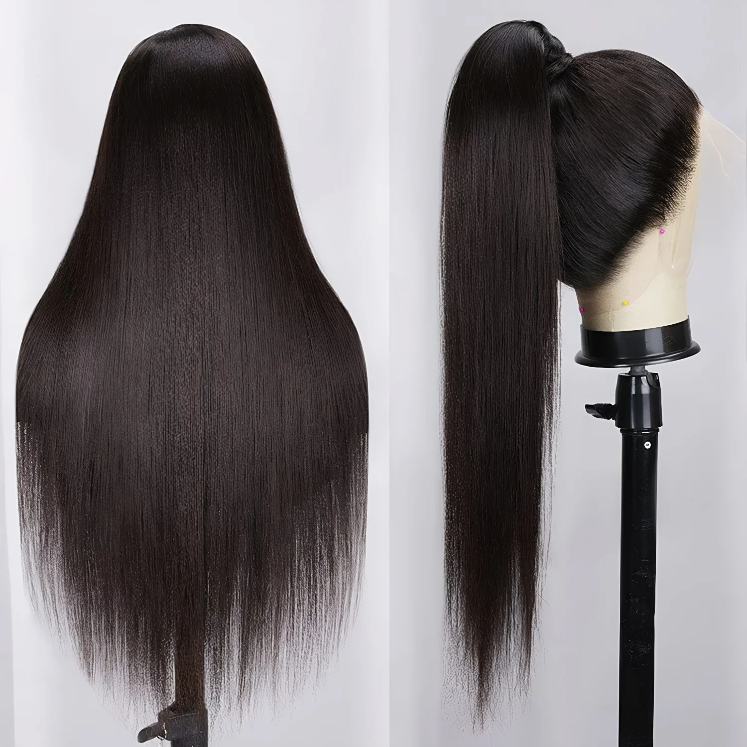 

Bone Straight 360 Full HD Парик шнурка Человеческие волосы Предварительно выщипанные 13X4 Парик фронта шнурка 30 дюймов Бесклеевой предварительно вырезанный парик 5X5 с застежкой для женщин