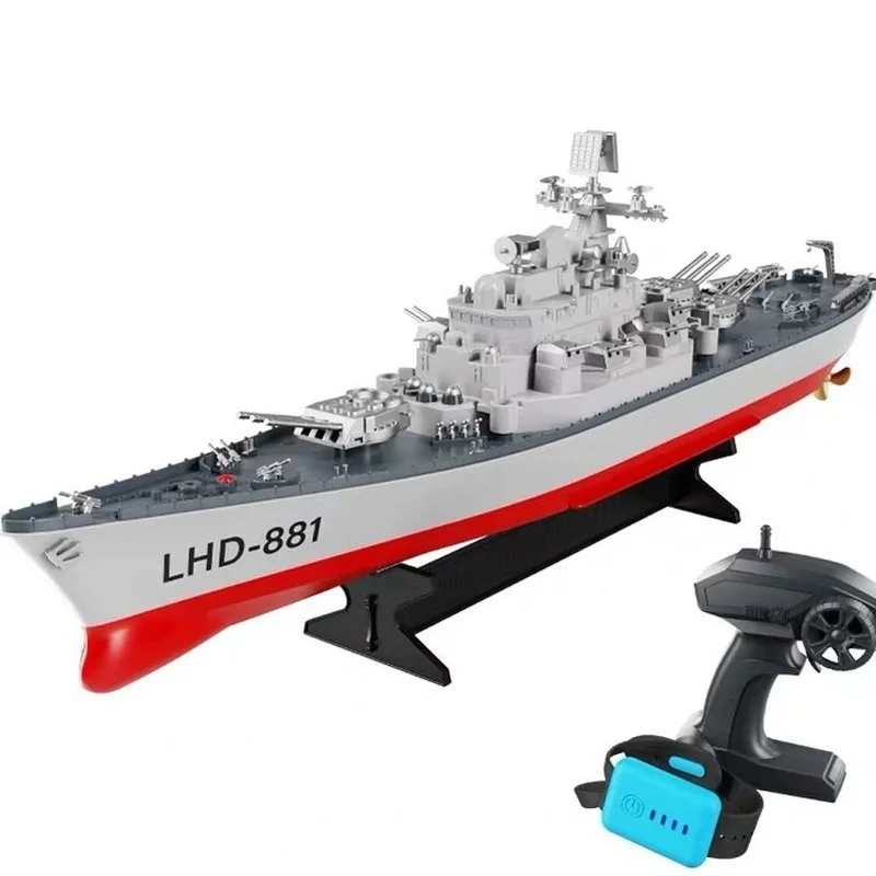 Large Size Electric Remote Control Military Ship Submersible Model Children's Water Toy Simulation Aircraft Carrier New Warship