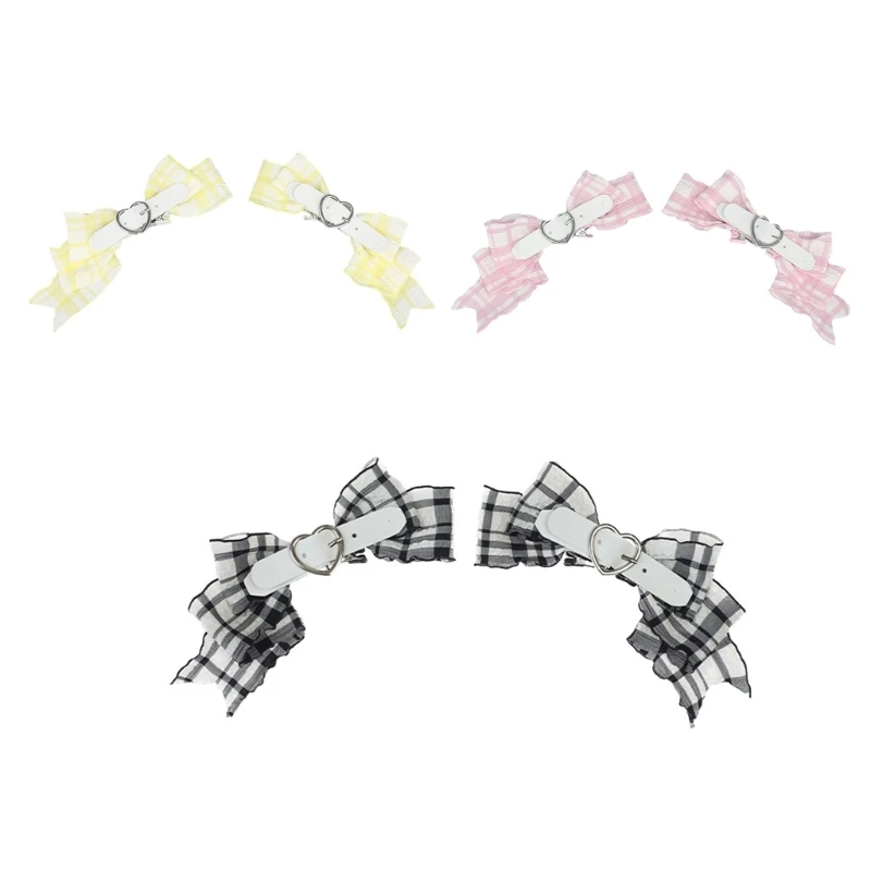 

Hot Girls Hair Clip Harajuku Bowknot Hair Barrettes for Teens Halloween N58F