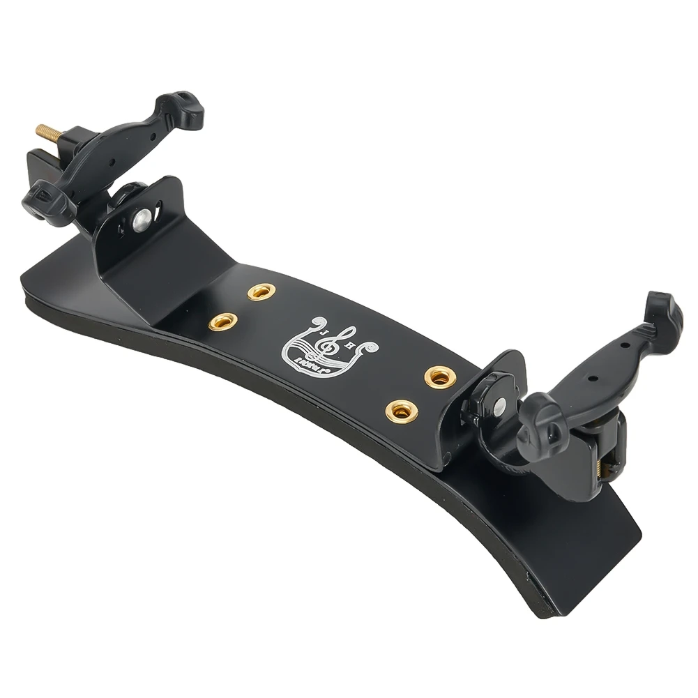 High Quality German Style Violin Shoulder Rest for 3/4 4/4 Violin Fiddle Adjustable Titanium Alloy Construction