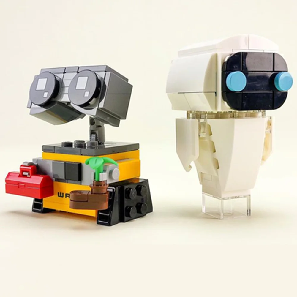 Bloques de construcción de la película Pixar para niños, juguete de ladrillos para armar Robot WALL-E, serie WALL-E EVE, ideal para regalo de