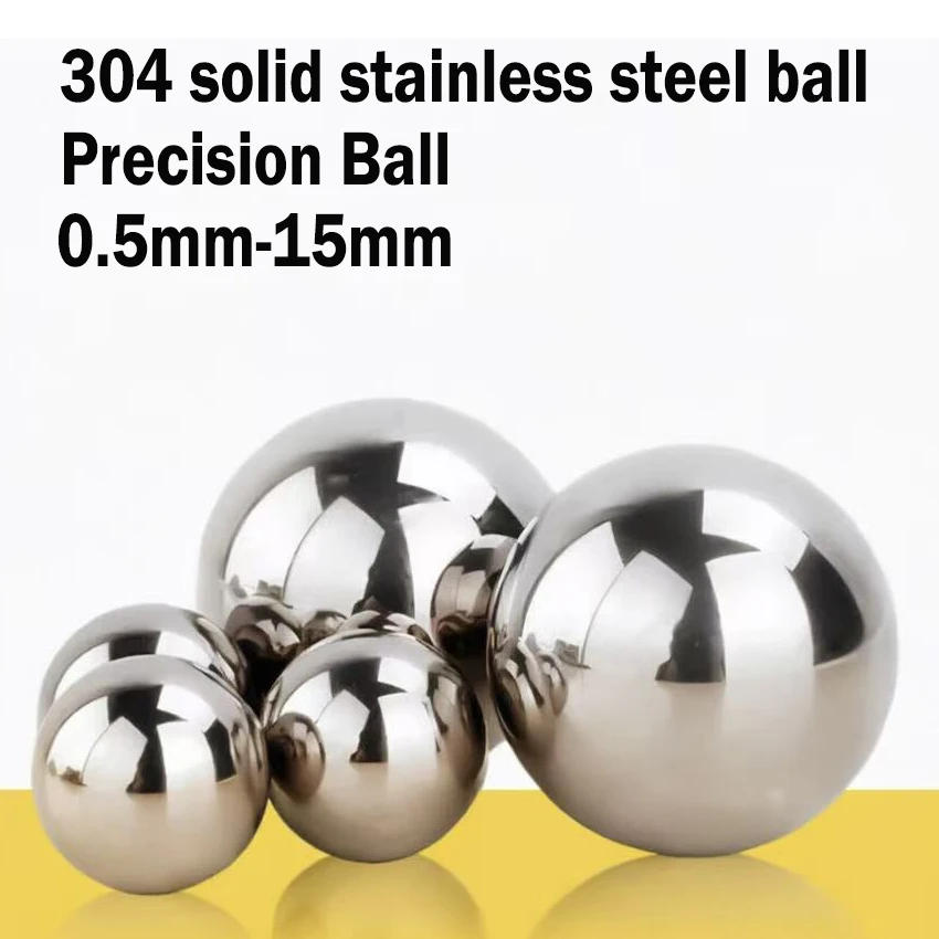 0.5-60mm Solid 304 Stainless Steel Balls Mirror Polished Small Steel Ball Bearing Beads for Cosmetic Bottle DIY