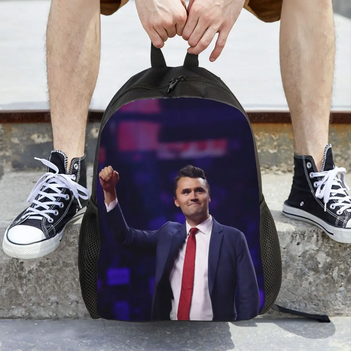 حقيبة ظهر تشارلي كيرك للأطفال لمرحلة ما قبل المدرسة ورياض الأطفال للبنين والبنات #5