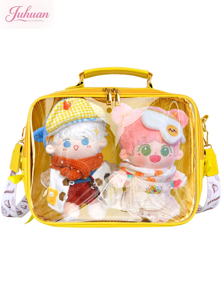 حقيبة أطفال يابانية مقاس 20 سم بسعة كبيرة وحقيبة كتف شفافة وحقيبة ظهر لدمية ob الحلوة للنساء #5