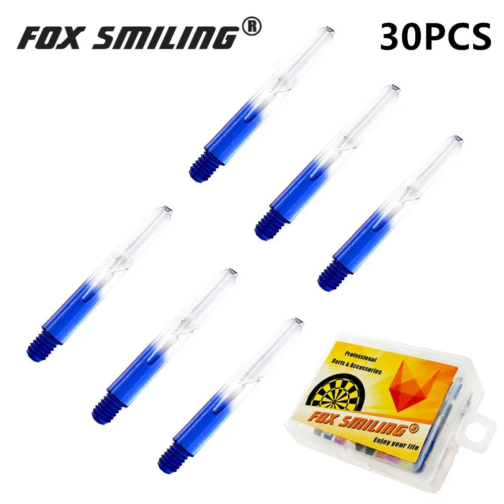 キツネ笑顔30個ダーツシャフト48/35ミリメートルナイロンプラスチック2BAネジ