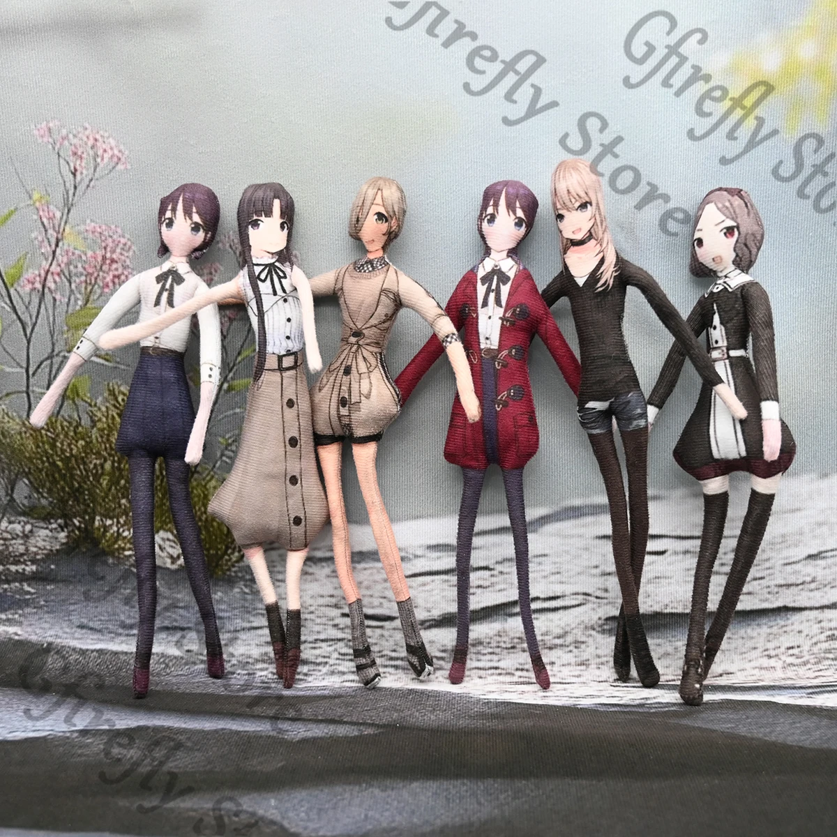 

GIRLS BAND CRY Abstract Skeleton Movable Iron Wire Plaything Maumet Colleagues Puppet Anime Funny Action Figure Gift